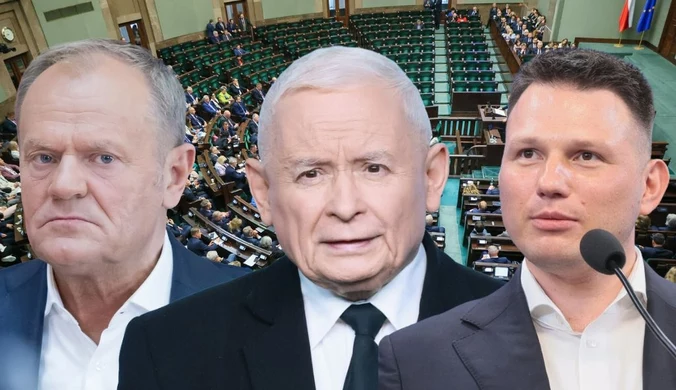 KO i PiS mogą liczyć na takie samo poparcie. Na trzecim miejscu w najnowszym sondażu jest Konfederacja