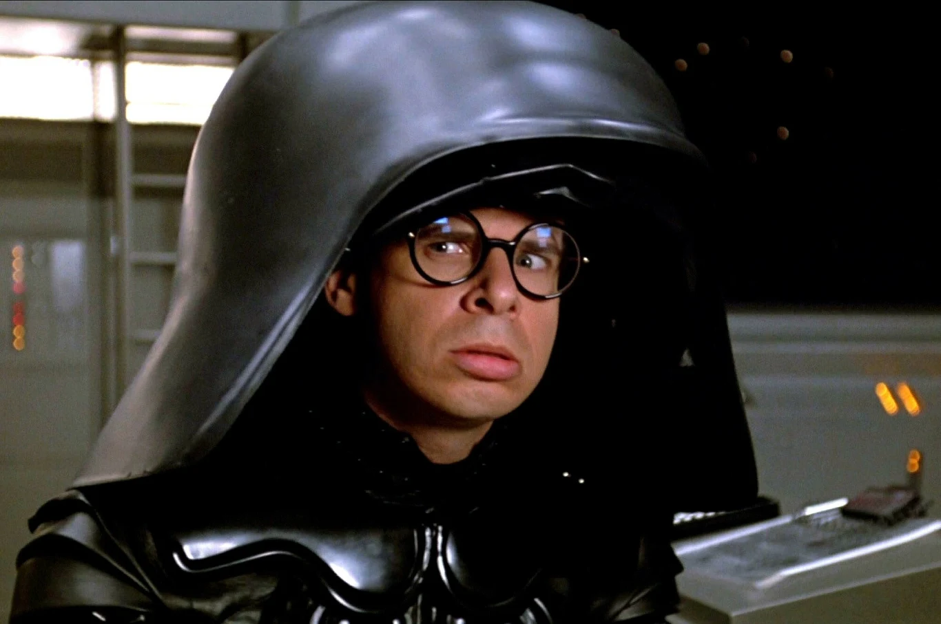 Rick Moranis w filmie "Kosmiczne jaja"