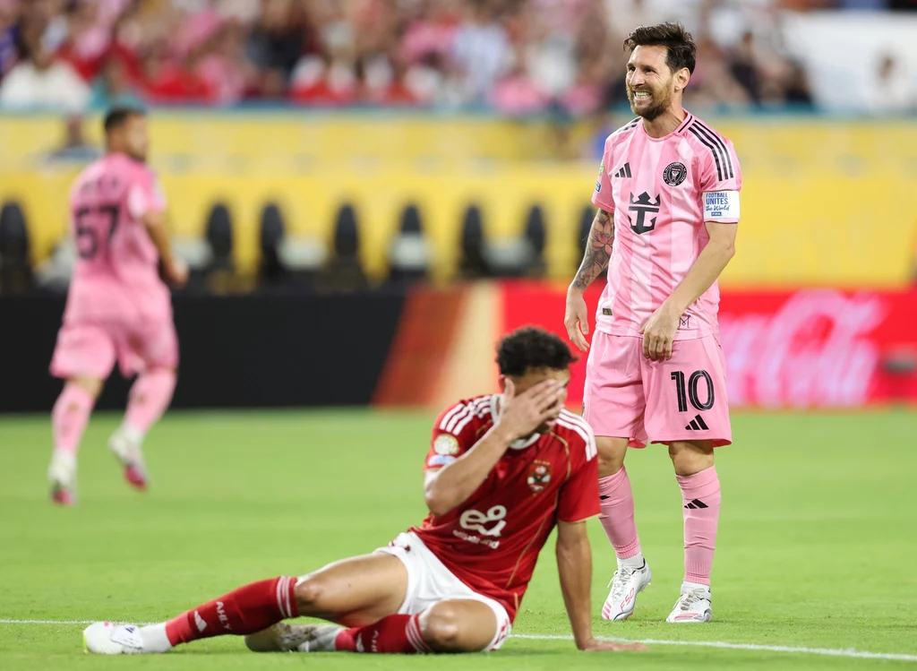 Leo Messi podczas meczu Inter Miami - Al Ahly Leo Messi podczas meczu Inter Miami - Al Ahly