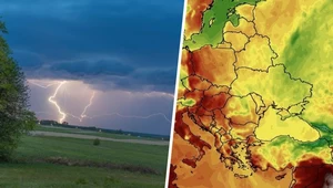 Ponad 30 st. C. i burze. Ostrzeżenia IMGW