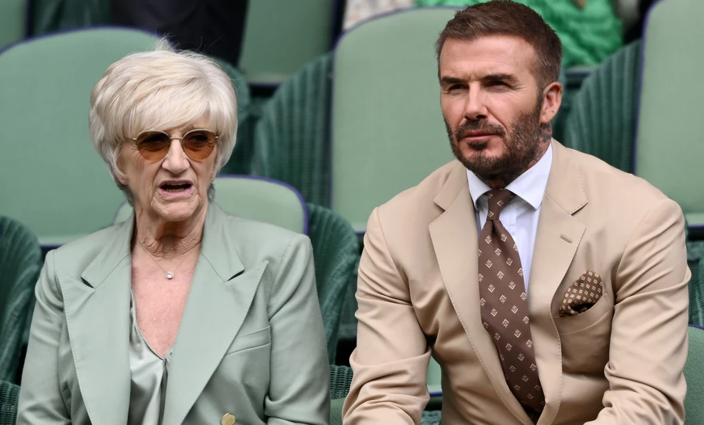 Sandra Georgina West i David Beckham Sandra Georgina West i David Beckham