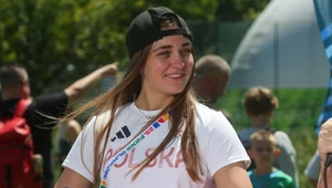 Julia Szeremeta podczas Pikniku Olimpijskiego  
