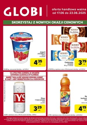 Gazetka promocyjna Globi, ważna od 17.06.2025 do 23.06.2025.