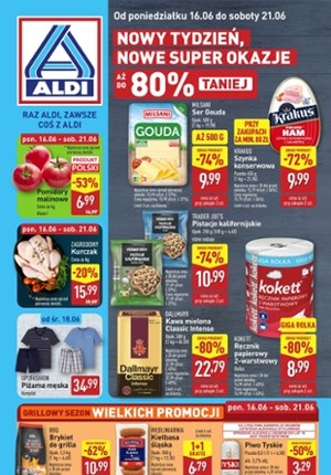 Gazetka promocyjna Aldi, ważna od 16.06.2025 do 21.06.2025.