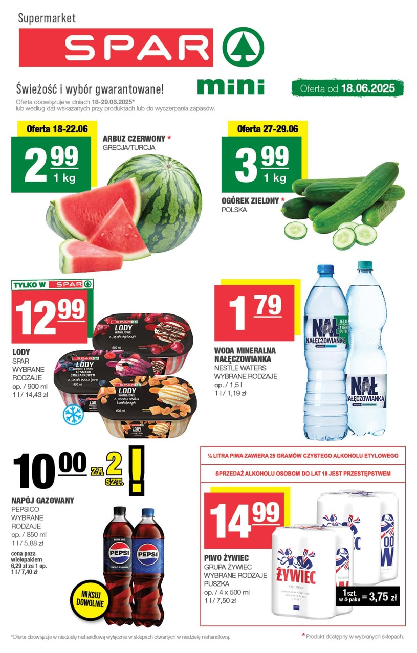 Gazetka promocyjna SPAR mini - wygasła 13 dni temu