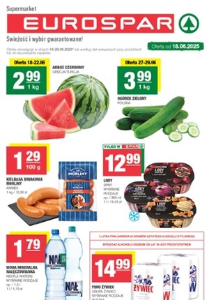 Gazetka promocyjna EuroSPAR, ważna od 18.06.2025 do 29.06.2025.