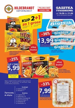 Gazetka promocyjna Hildebrandt, ważna od 16.06.2025 do 21.06.2025.