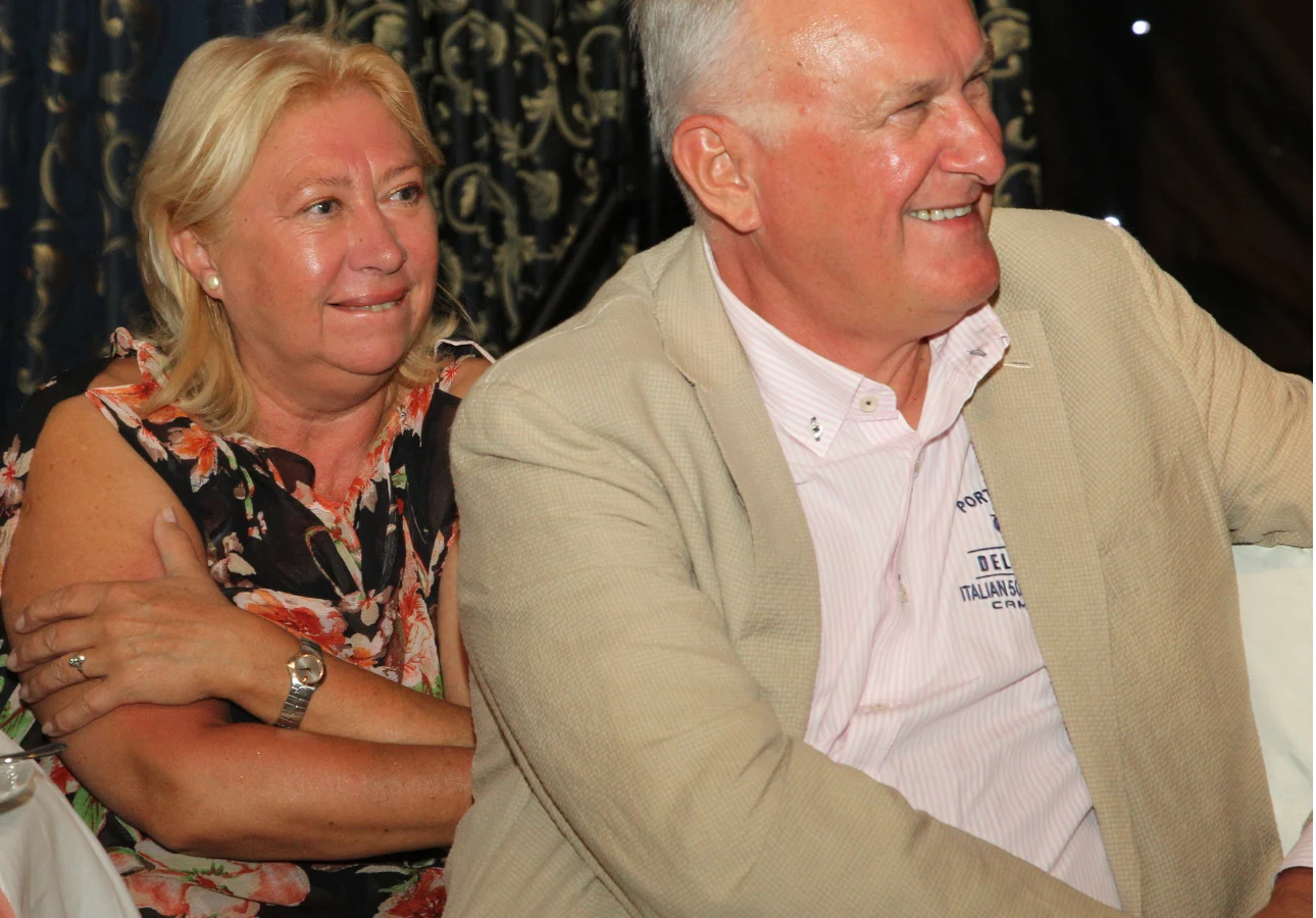 Jacek Cygan z żoną w 2013 roku Jacek Cygan z żoną w 2013 roku