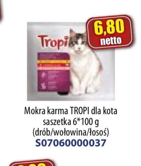 Вологий корм для котів Tropi