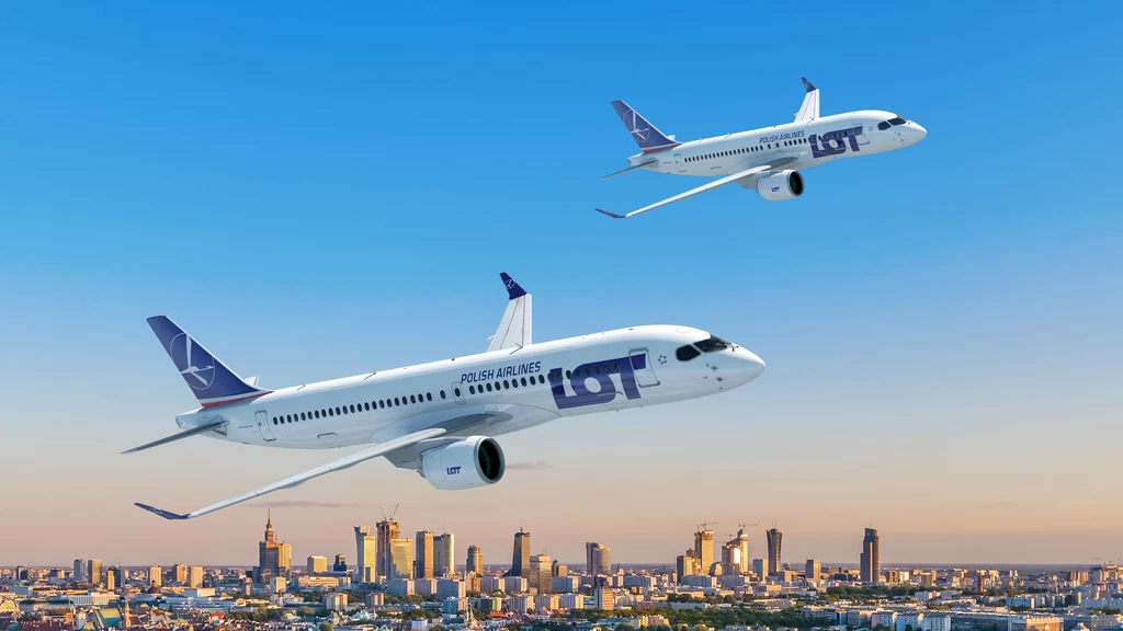 Airbus A220 to nowy samolot Polskich Linii Lotniczych LOT. We flocie zastąpi Embraery Airbus A220 to nowy samolot Polskich Linii Lotniczych LOT. We flocie zastąpi Embraery