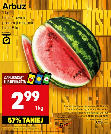 Кавун Biedronka