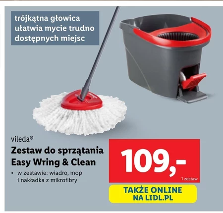 Zestaw mop i wiadro Vileda