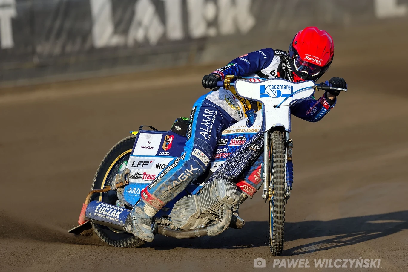 Diament Fogo Unii Leszno, Kacper Mania na motocyklu Diament Fogo Unii Leszno, Kacper Mania na motocyklu