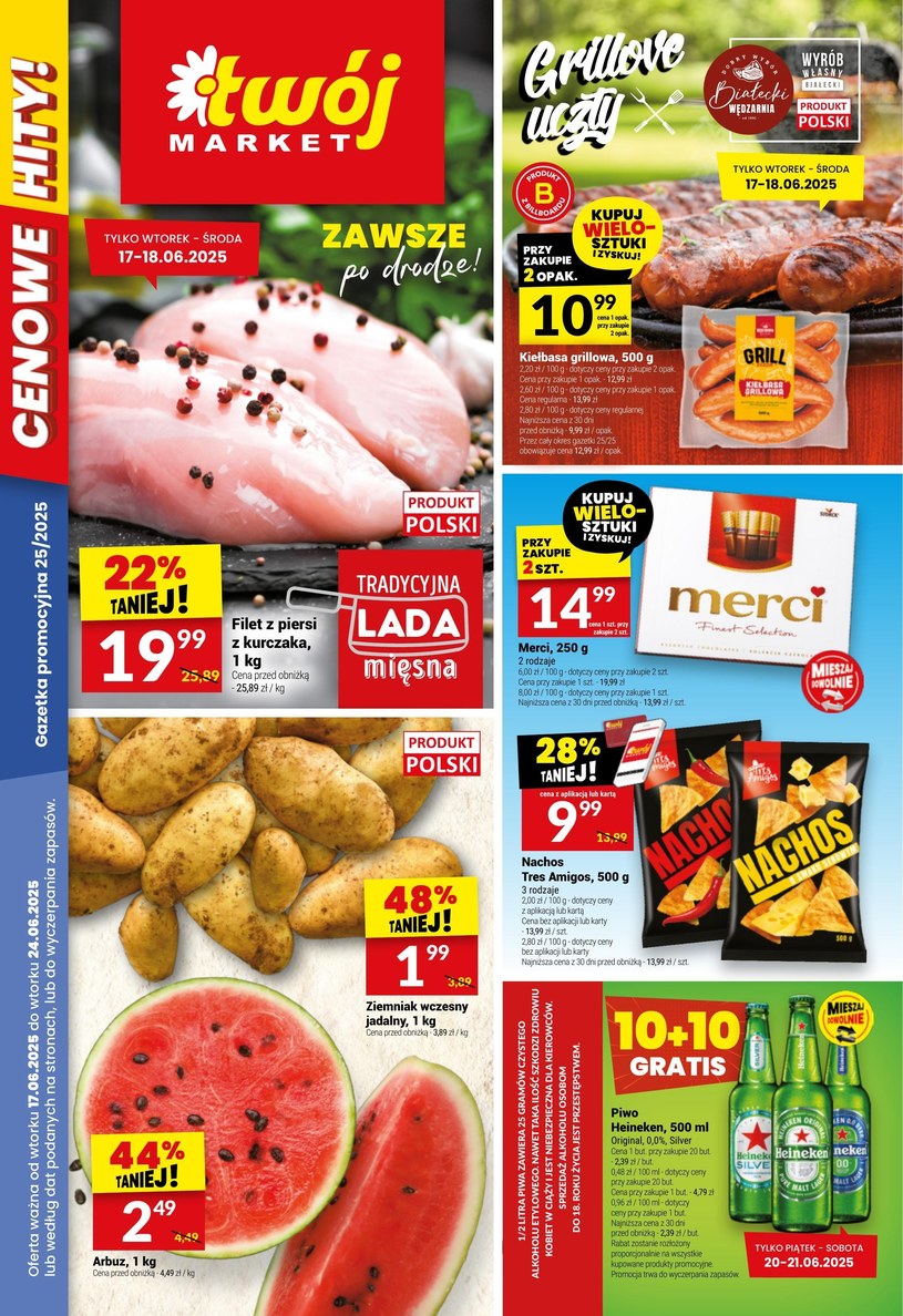Gazetka promocyjna Twój Market - ważna od 17. 06. 2025 do 24. 06. 2025