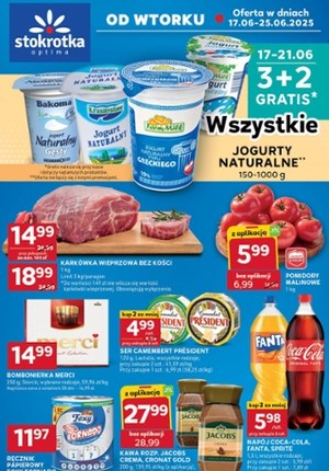 Gazetka promocyjna Stokrotka Optima, ważna od 17.06.2025 do 25.06.2025.