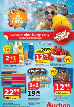 Gazetka promocyjna Auchan Hipermarket, ważna od 20.06.2025 do 25.06.2025.