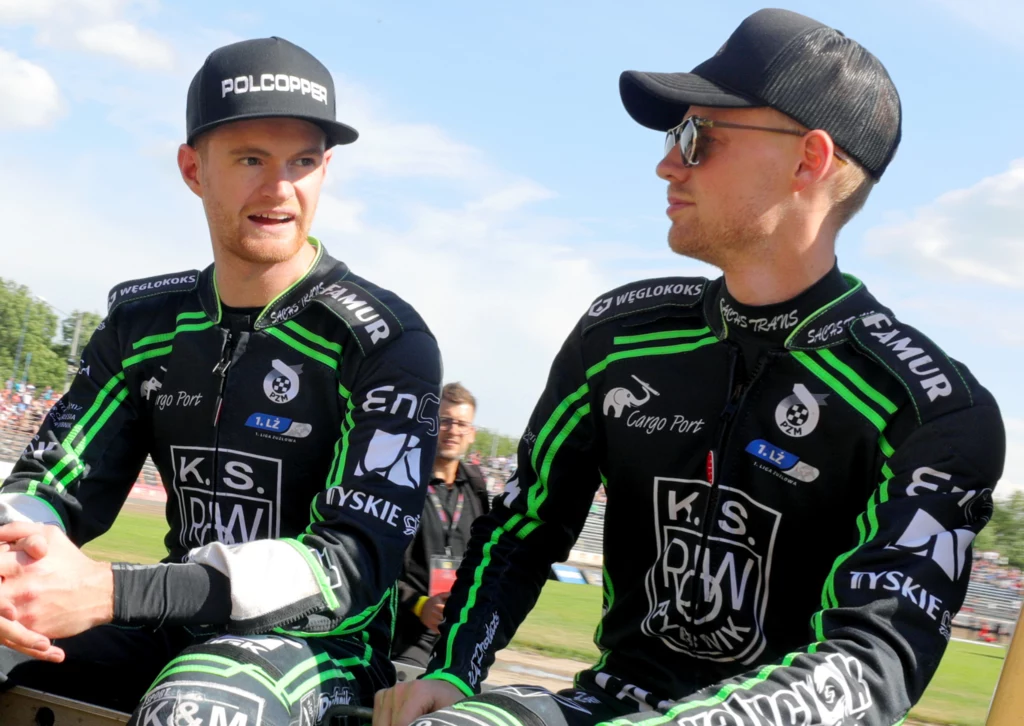 Brady Kurtz i Patrick Hansen w barwach ROW-u Rybnik. Brady Kurtz i Patrick Hansen w barwach ROW-u Rybnik.