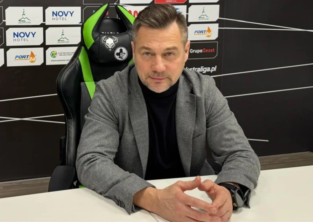 Adam Goliński, prezes Stelmet Falubazu Zielona Góra. Adam Goliński, prezes Stelmet Falubazu Zielona Góra.