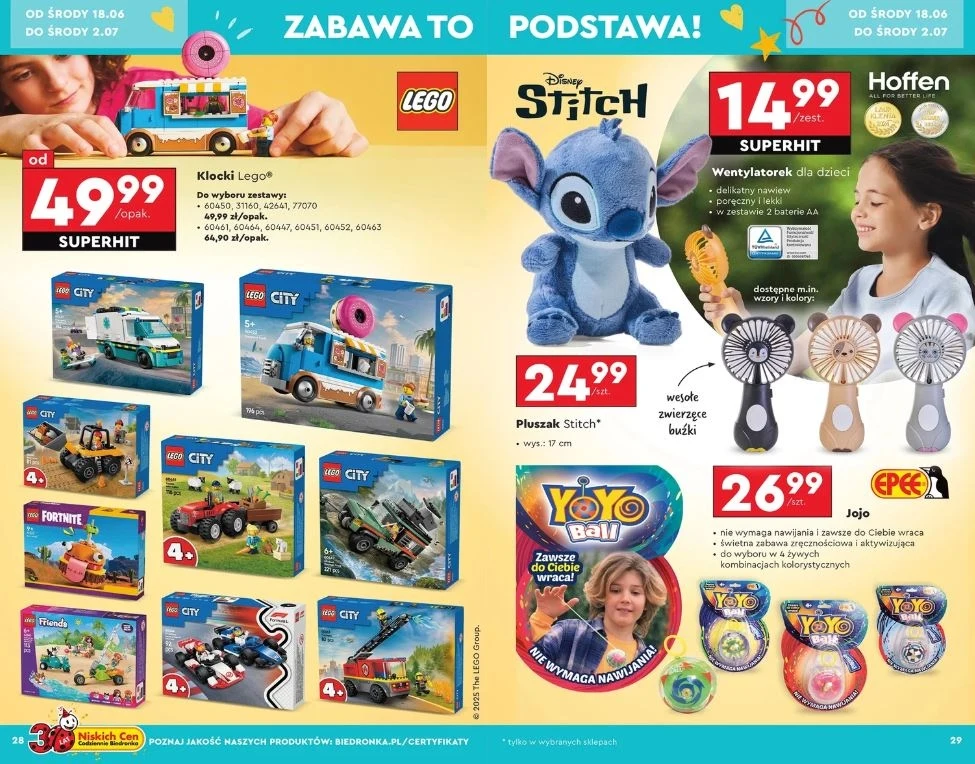 Biedronka oferuje klocki LEGO! Biedronka oferuje klocki LEGO!
