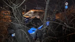 Policjant wiózł nastolatki i rozbił radiowóz. Zapadł wyrok