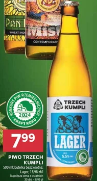 Piwo Browar Trzech Kumpli