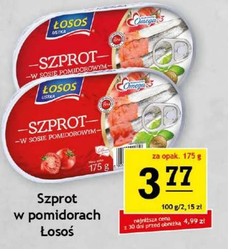 Szprot w pomidorach Łosoś