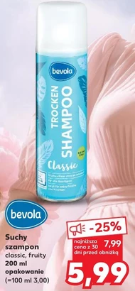 Suchy szampon bevola