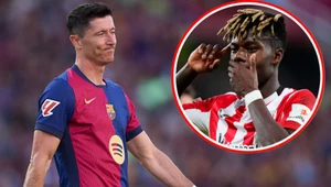 Robert Lewandowski i Nico Williams