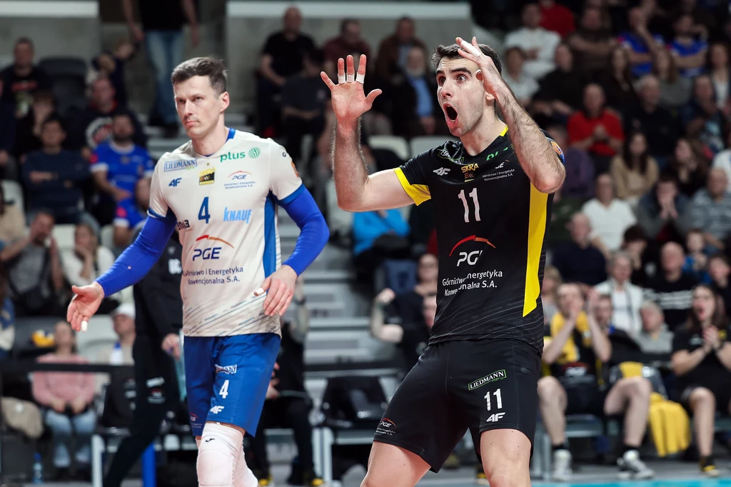 Rafał Buszek (z lewej) w barwach PGE GiEK Skry Bełchatów Rafał Buszek (z lewej) w barwach PGE GiEK Skry Bełchatów