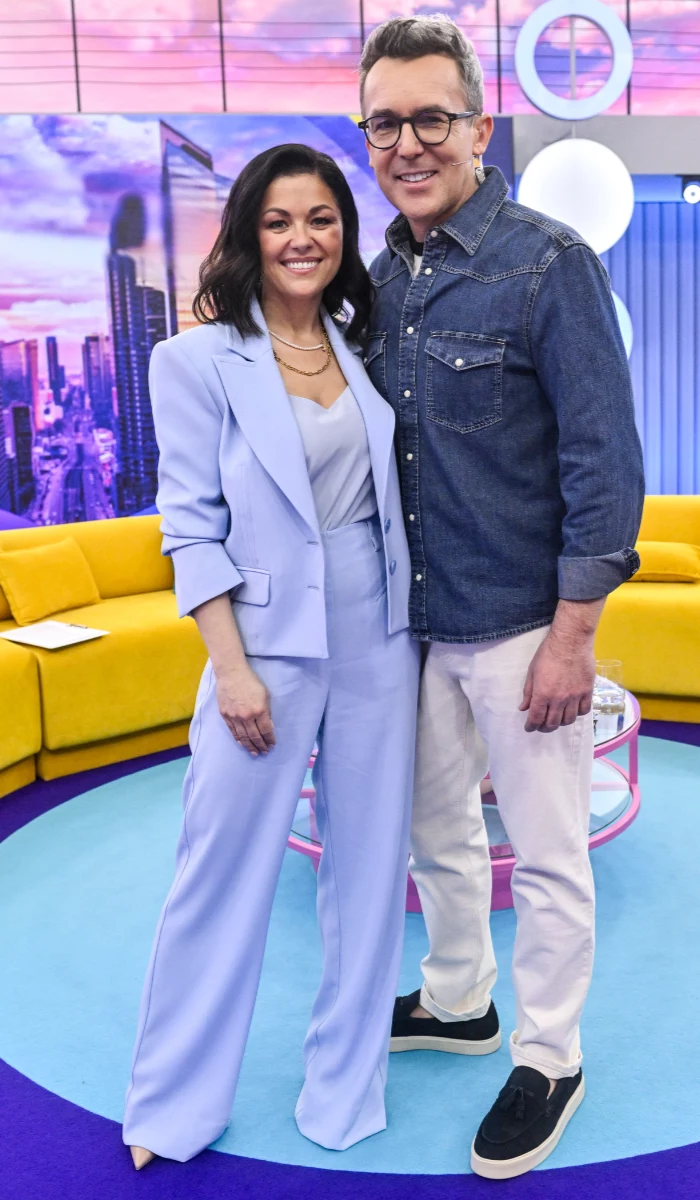 Kasia Cichopek i Maciej Kurzajewski w "halo tu polsat"