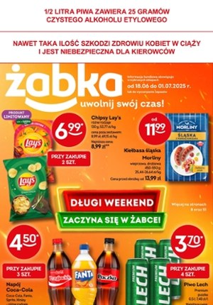 Gazetka promocyjna Żabka, ważna od 18.06.2025 do 01.07.2025.