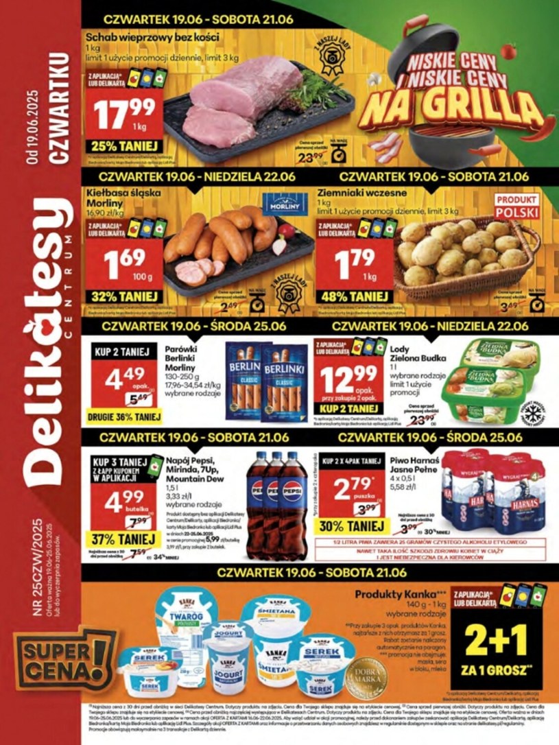 Gazetka promocyjna Delikatesy Centrum - ważna od 19. 06. 2025 do 25. 06. 2025