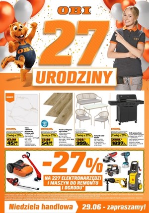 Gazetka promocyjna OBI, ważna od 18.06.2025 do 08.07.2025.