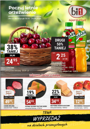 Gazetka promocyjna bi1, ważna od 18.06.2025 do 24.06.2025.
