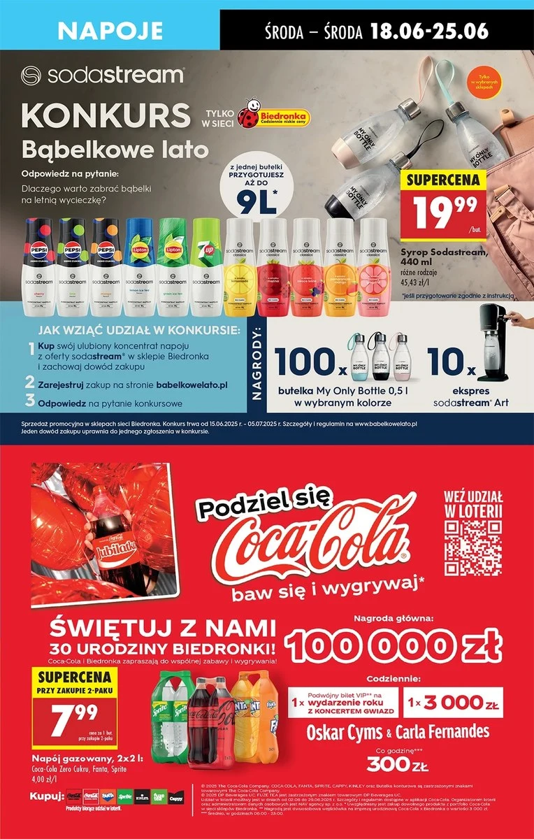 Promocja, na którą czekali wszyscy fani SodaStream. Biedronka zaskoczyła cenami na syropy!