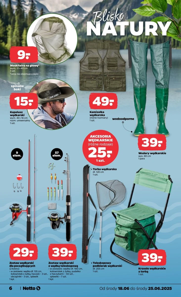 Netto wprowadza do oferty kompletną ofertę wędkarską. Ceny? Od 9 zł! Netto wprowadza do oferty kompletną ofertę wędkarską. Ceny? Od 9 zł!