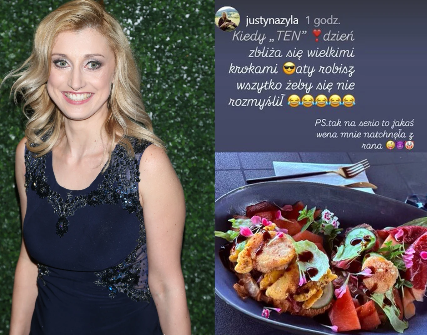 Justyna Żyła przygotowała sałatkę dla ukochanego