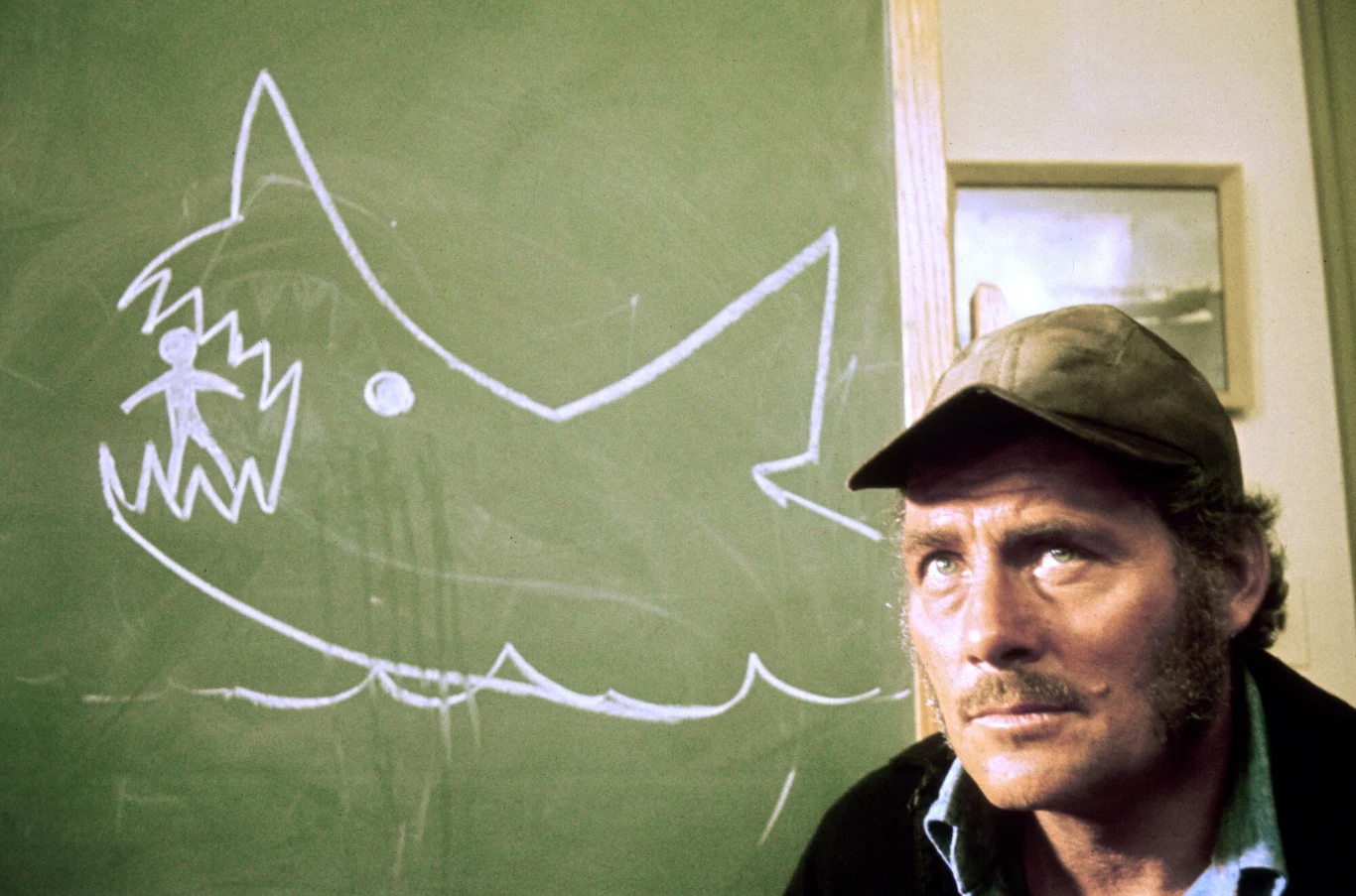 Robert Shaw w filmie "Szczęki"
