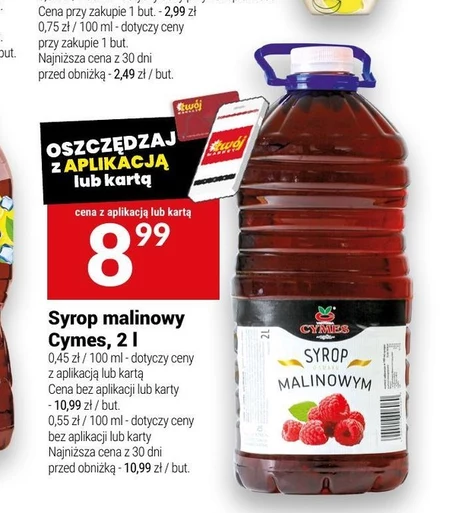 Syrop malinowy Cymes