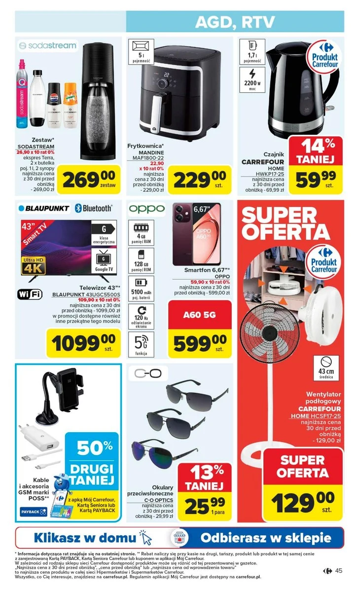 Carrefour zaskakuje ceną saturatora. Ten zestaw SodaStream to hit na lata!