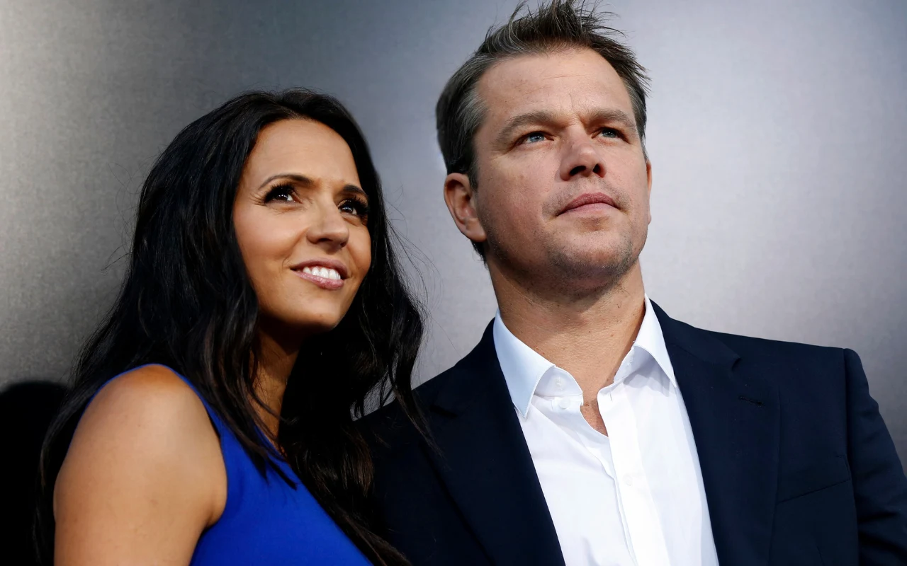 Matt Damon z żoną