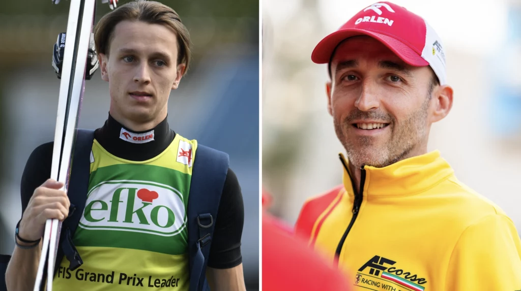 Paweł Wąsek i inni skoczkowie pogratulowali Robertowi Kubicy zwycięstwa w 24h Le Mans Paweł Wąsek i inni skoczkowie pogratulowali Robertowi Kubicy zwycięstwa w 24h Le Mans