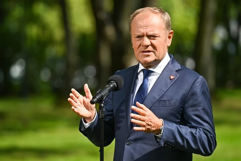 Premier Donald Tusk po RBN Premier Donald Tusk po RBN