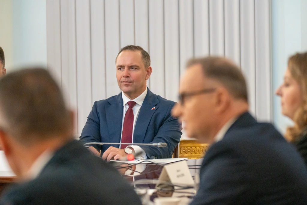 Prezydent elekt Karol Nawrocki podczas posiedzenia Rady Bezpieczeństwa Narodowego Prezydent elekt Karol Nawrocki podczas posiedzenia Rady Bezpieczeństwa Narodowego