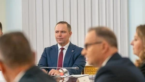 Prezydent elekt Karol Nawrocki podczas posiedzenia Rady Bezpieczeństwa Narodowego