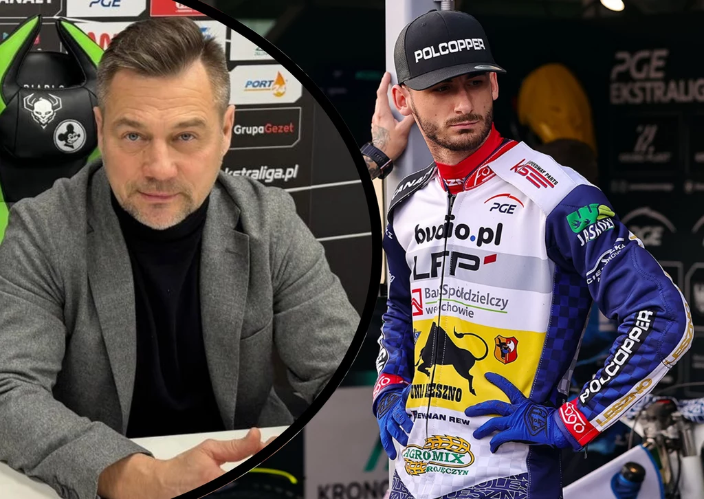Adam Goliński, prezes Falubazu kusi Keynana Rew. Adam Goliński, prezes Falubazu kusi Keynana Rew.