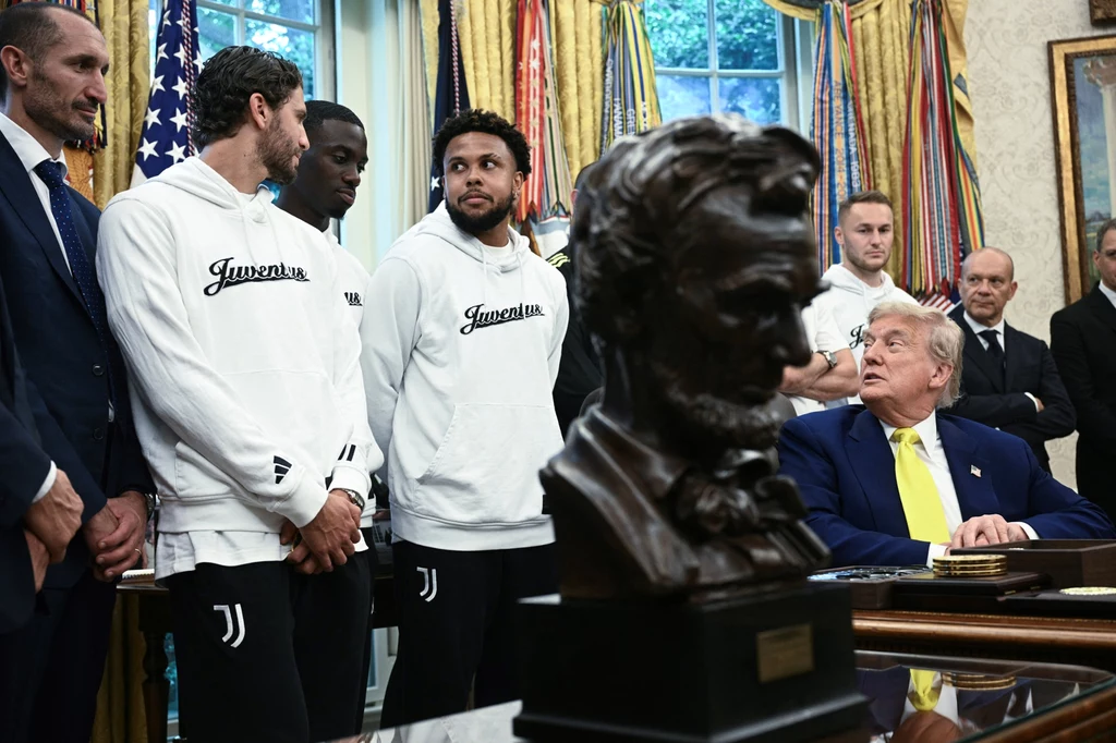 Donald Trump ugościł piłkarzy Juventusu Donald Trump ugościł piłkarzy Juventusu