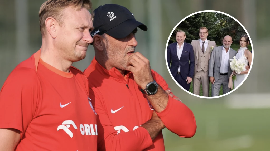 Michał Probierz i Sebastian Mila bawili się na weselu Michała Bartosza Michał Probierz i Sebastian Mila bawili się na weselu Michała Bartosza