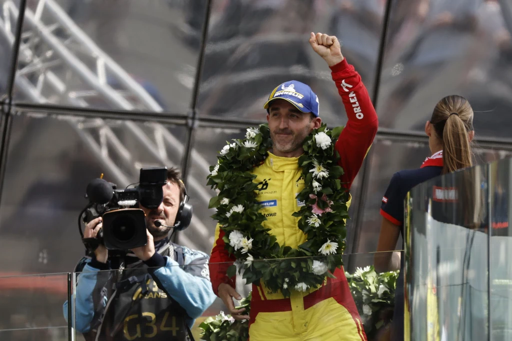 Robert Kubica po triumfie w Le Mans 24h Robert Kubica po triumfie w Le Mans 24h
