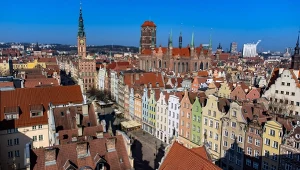 Widok na Główne Miasto w Gdańsku